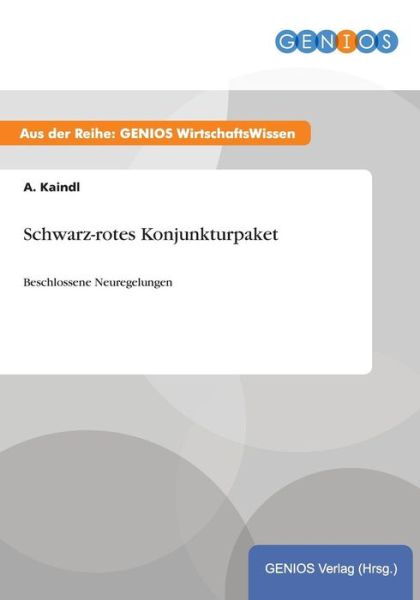 Cover for A Kaindl · Schwarz-rotes Konjunkturpaket: Beschlossene Neuregelungen (Paperback Book) (2015)