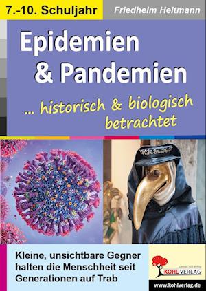 Cover for Friedhelm Heitmann · Epidemien &amp; Pandemien ... biologisch und historisch betrachtet (Paperback Book) (2022)