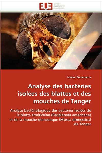 Cover for Lamiaa Bouamama · Analyse Des Bactéries Isolées Des Blattes et Des Mouches De Tanger: Analyse Bactériologique Des Bactéries Isolées De  La Blatte Américaine ... (Musca Domestica)  De Tanger (Taschenbuch) [French edition] (2018)