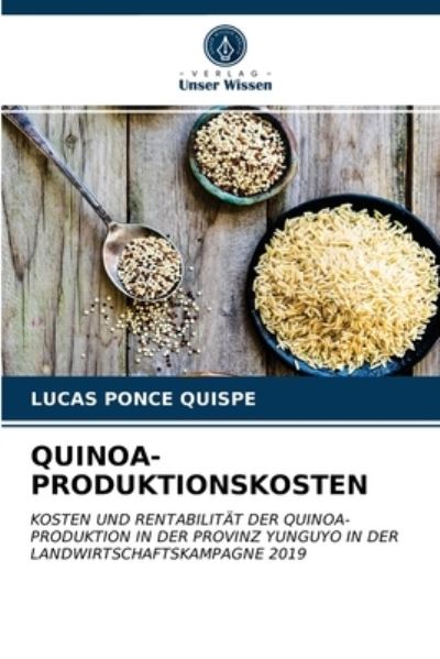 Cover for Lucas Ponce Quispe · Quinoa-Produktionskosten (Paperback Book) (2021)