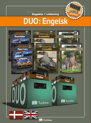 Cover for Bogpakke, letlæsning, fakta · Bogpakke: Duo: Engelsk (LARGE 30 bøger) (Hardcover Book) [1e uitgave] (2022)