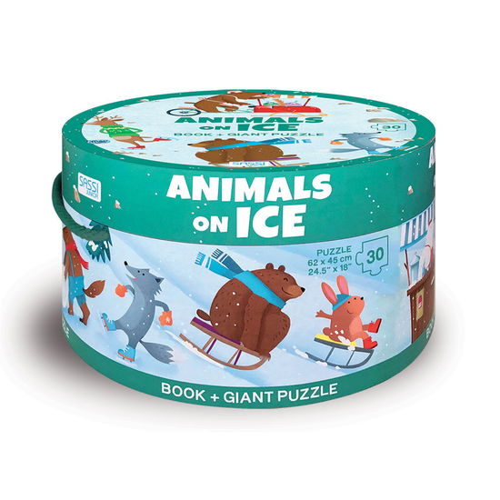 Cover for Gaule  Matteo · Animals on Ice Giant Puzzle (N/A) (2019)