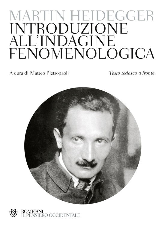 Cover for Martin Heidegger · Introduzione All'indagine Fenomenologica. Testo Tedesco A Fronte (Book)