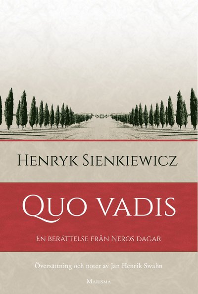 Cover for Henryk Sienkiewicz · Quo vadis : en berättelse från Neros dagar (Taschenbuch) (2023)