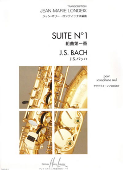 Cover for Johann Sebasti Bach · Suite No1 Saxophone (Taschenbuch) (2017)