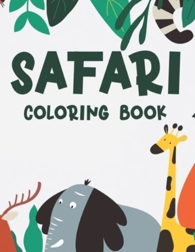 Cover for Kh Walton · Safari Coloring Book (Pocketbok) (2020)
