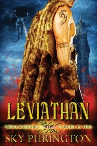 Cover for Sky Purington · Leviathan: A Dragon Shifter Romance - Viking Ancestors: Forged in Fire (Paperback Bog) (2021)