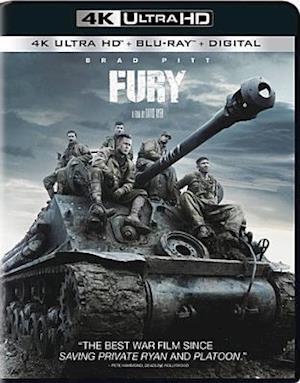 Cover for Fury (4K UHD Blu-ray) (2018)