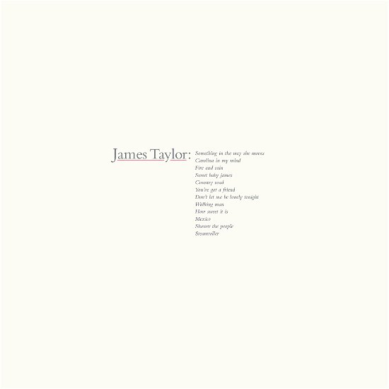 Cover for James Taylor · Greatest Hits (LP) [Remastered edition] (2020)