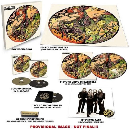 Cover for Blues Pills · Lady In Gold (DVD) [Picture Disc edition] [Box set] (2016)