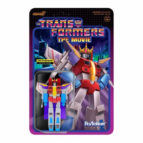 Transformers Reaction Figure Wave 4 - King Starscream - Transformers - Gadżety - SUPER 7 - 0840049809543 - 15 października 2021