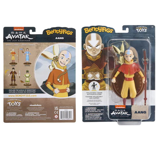 Avatar - The Last Airbender - Aang ( NN8805 ) - Bendyfigs - Merchandise - THE NOBLE COLLECTION - 0849421008543 - 14. november 2022