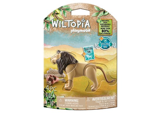 Cover for Playmobil · Playmobil Wiltopia Leeuw - 71054 (Toys)