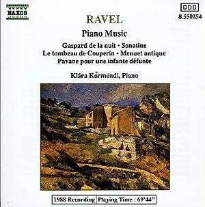 Cover for Maurice Ravel  · Gaspard De La Nuit, Sonatine, Le Tombeau De Couperin, Menuet Antiqu (CD)