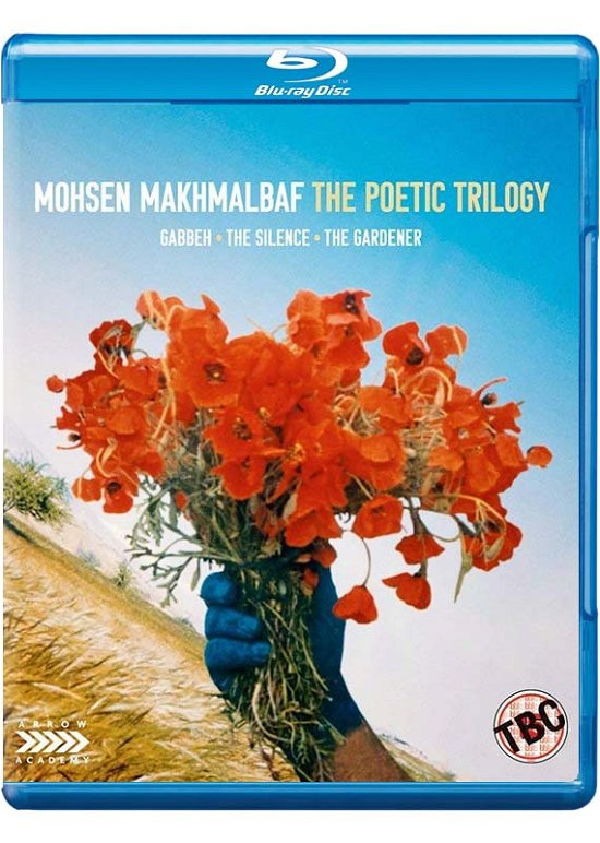 Cover for Mohsen Makhmalbaf The Poetic Trilogy BD · Mohsen Makhmalbaf - The Poetic Trilogy (Blu-ray) (2018)