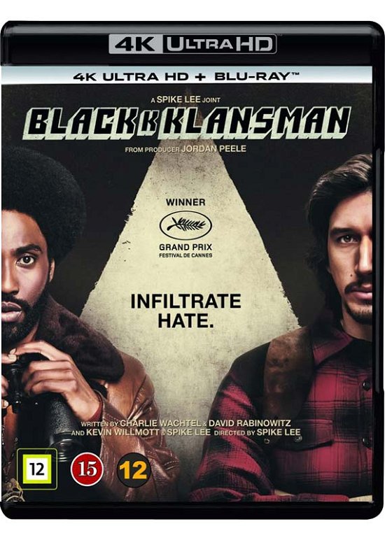 Cover for Blackkklansman (4K UHD + Blu-ray) [4K edition] (2019)