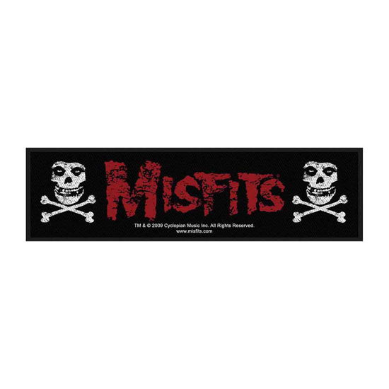 Misfits Super Strip Patch: Cross Bones - Misfits - Merchandise -  - 5055339714543 - 