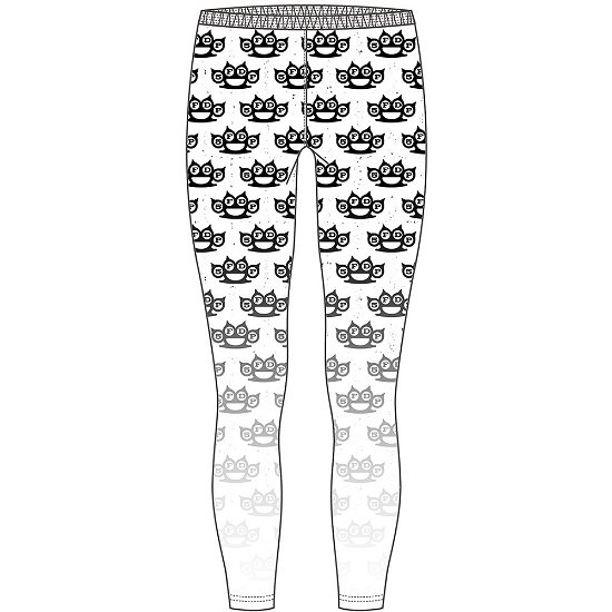 Cover for Five Finger Death Punch · Five Finger Death Punch Ladies Fashion Leggings: Knuckleduster (Small to Medium) (Bekleidung) [Black,White - Ladies edition]