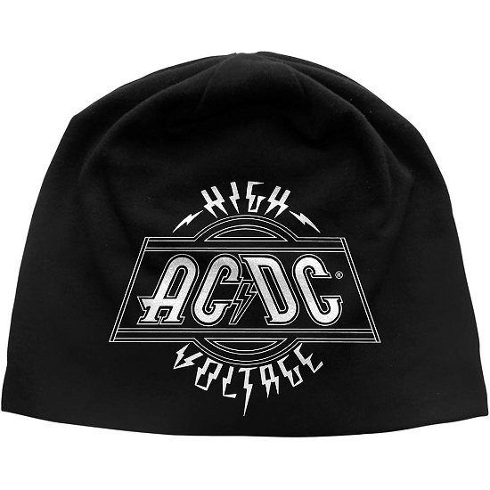 Cover for AC/DC · AC/DC Unisex Beanie Hat: Voltage (CLOTHES) [Black - Unisex edition]