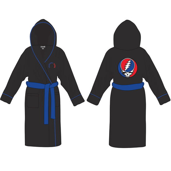 Cover for Grateful Dead · Grateful Dead Unisex Bathrobe: Steal Your Face (Small - Medium) (CLOTHES) [size M] [Black - Unisex edition]