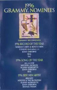 Cover for Grammy Nominees 1996 · Grammy Nominees 1996-v/a-k7 (Kassett)