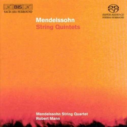 String Quintets - Mendelssohn / Mann / Mendelssohn String Quartet - Musik - Bis - 7318590012543 - 18. juni 2002