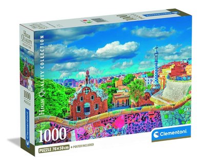 Cover for Park Guell Barcelona HQC (Compact Box 1000 stukjes) (GAME) (2025)