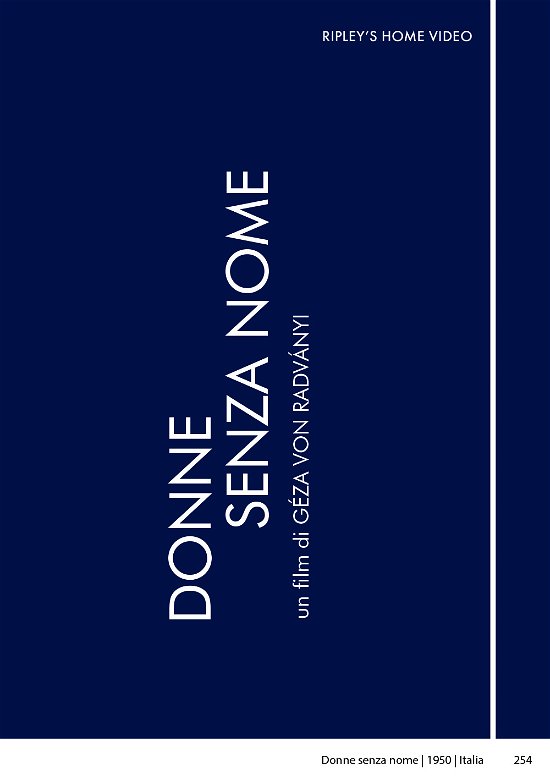 Cover for Gino Cervivivi Gioisimone Simon · Donne Senza Nome (DVD) (2023)