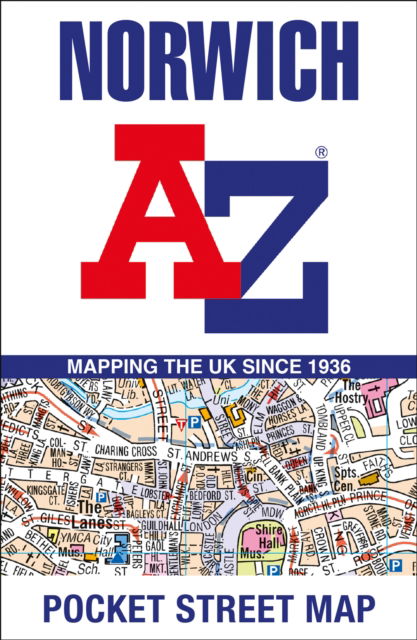 Norwich A-Z Pocket Street Map - A-Z Maps - Books - HarperCollins Publishers - 9780008657543 - April 25, 2024