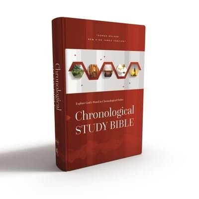 Cover for Thomas Nelson · NKJV, Chronological Study Bible, Hardcover, Comfort Print: Holy Bible, New King James Version (Innbunden bok) (2022)