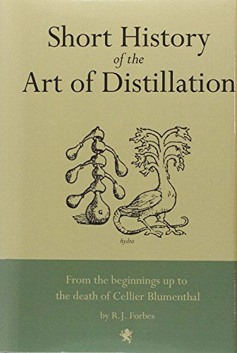 Short History of the Art of Distillation - R J Forbes - Książki - White Mule Press - 9780982405543 - 30 października 2009