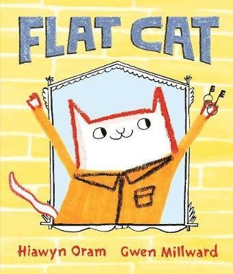 Cover for Hiawyn Oram · Flat Cat (Hardcover bog) (2019)