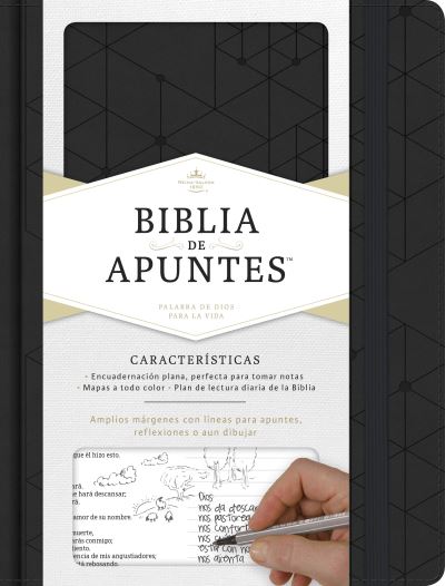 Cover for B&amp;H Español Editorial Staff · RVR 1960 Biblia de Apuntes, Negro Símil Piel (Book) (2017)