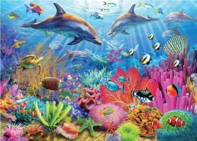 Cover for Inc. Peter Pauper Press · Coral Reef Jigsaw Puzzle (Hardcover bog) (2019)