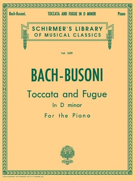 Cover for Johann Sebastian Bach · Toccata and Fugue in D Minor BWV565 (Buch) (1986)