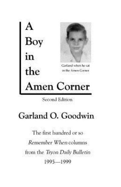 Cover for Garland O Goodwin · A Boy in the Amen Corner (Paperback Book) (2017)