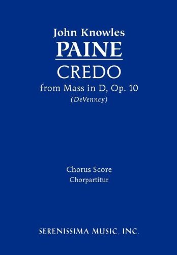 Cover for David P. Devenney · Credo (From Mass, Op. 10) - Chorus Score (Taschenbuch) [Latin edition] (2011)