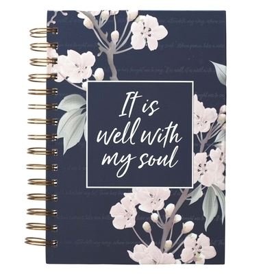 Cover for Christian Art Gifts Inc · Journal Wirebound Large It Is Well with My Soul (Hardcover Book) (2019)