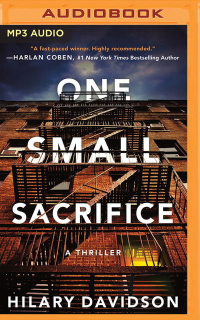 Cover for Hilary Davidson · One Small Sacrifice (Audiobook (CD)) (2019)