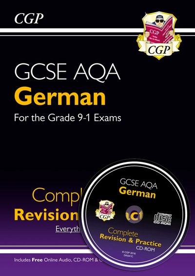 Cover for CGP Books · GCSE German AQA Complete Revision &amp; Practice (with Online Edition &amp; Audio) (Bok) [With Cd &amp; Online edition] (2023)