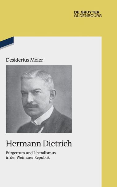 Cover for Meier · Hermann Dietrich (Book) (2021)