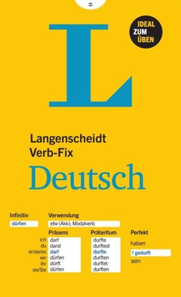 Cover for Langenscheidt · Langenscheidt Verb-Fix Deutsch - German Verbs at a Glance (Hardcover Book) [German edition] (2005)