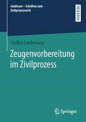 Cover for Lindemann · Zeugenvorbereitung im Zivilprozess (Book) (2020)