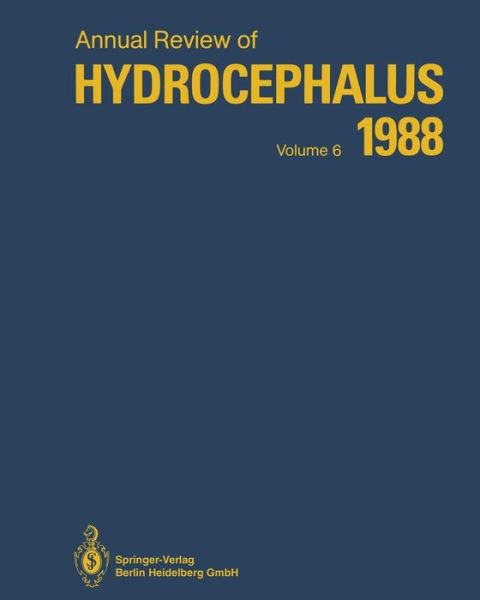 Cover for Satoshi Matsumoto · Annual Review of Hydrocephalus: Volume 6 1988 (Paperback Book) [Softcover reprint of the original 1st ed. 1990 edition] (2014)
