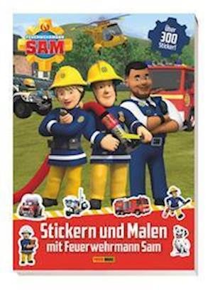 Cover for Panini · Feuerwehrmann Sam: Stickern und Malen mit Feuerwehrmann Sam (Buch) (2022)