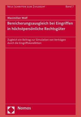 Cover for Wolf · Bereicherungsausgleich bei Eingrif (Book) (2017)