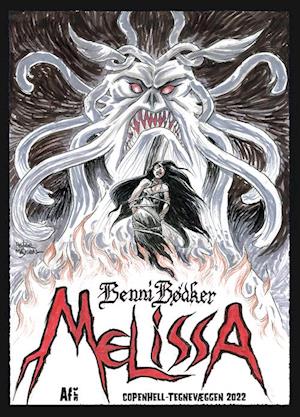 Cover for Benni Bødker · Tegnevæggen: Copenhell-tegnevæggen 2022: Melisssa (Inbunden Bok) [1:a utgåva] (2022)