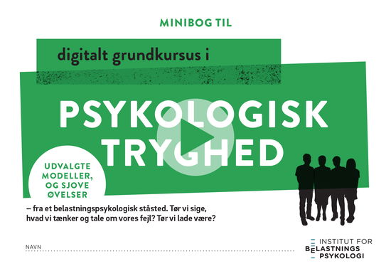 Cover for Rikke Høgsted · Institut for Belastningspsykologis Minibogserie: Minibog i Psykologisk Tryghed (Paperback Book) [1st edition] (2023)