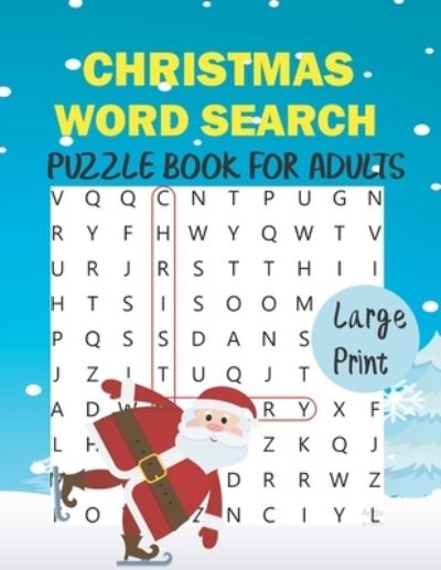 Cover for Magic Publishing · Christmas Word Search Puzzle Book for Adults Large Print (Paperback Book) (2020)