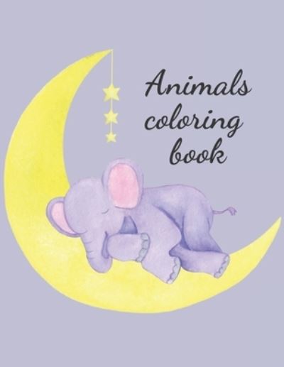 Cover for Cristie Publishing · Animals coloring book (Paperback Book) (2021)